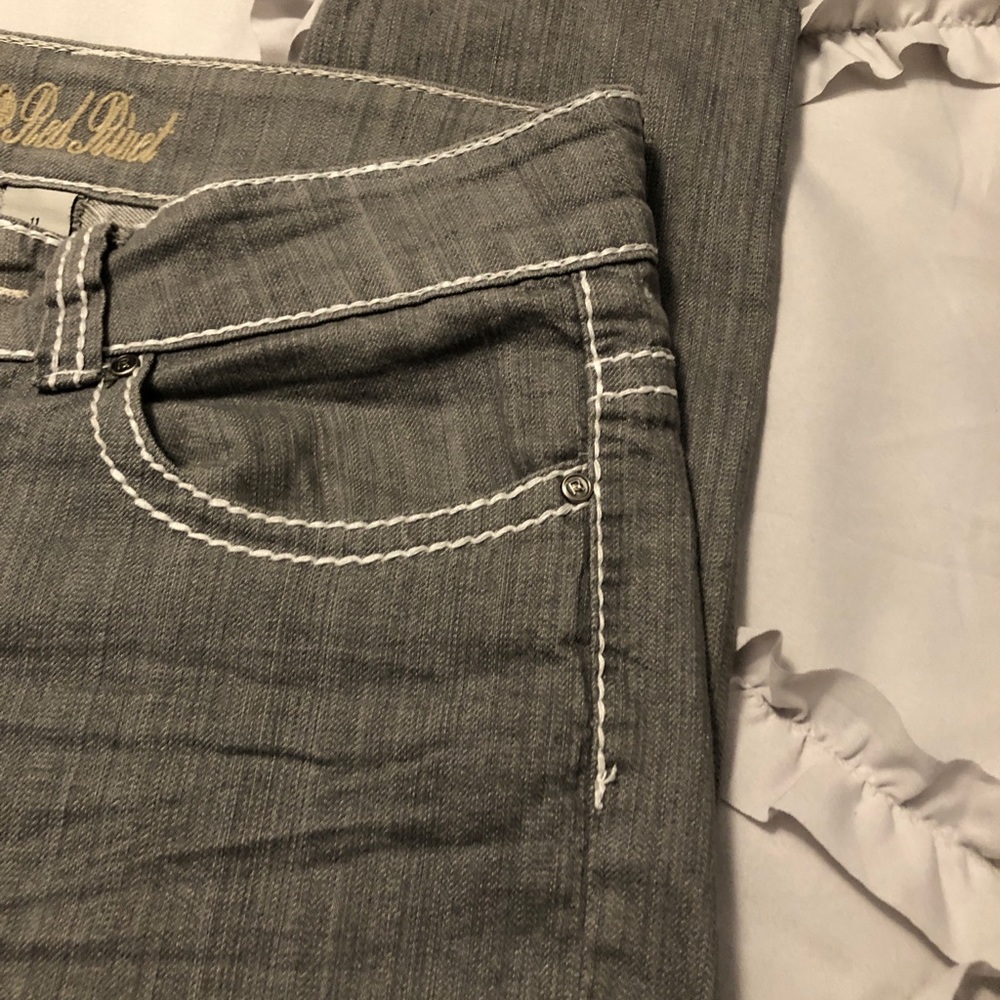 Red Rivet junior size 11 jeans - Picture 4 of 9